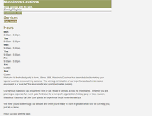 Tablet Screenshot of massinoscassinos.net